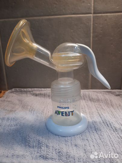 Молокоотсос avent+бутылочки+крышка для пустышки