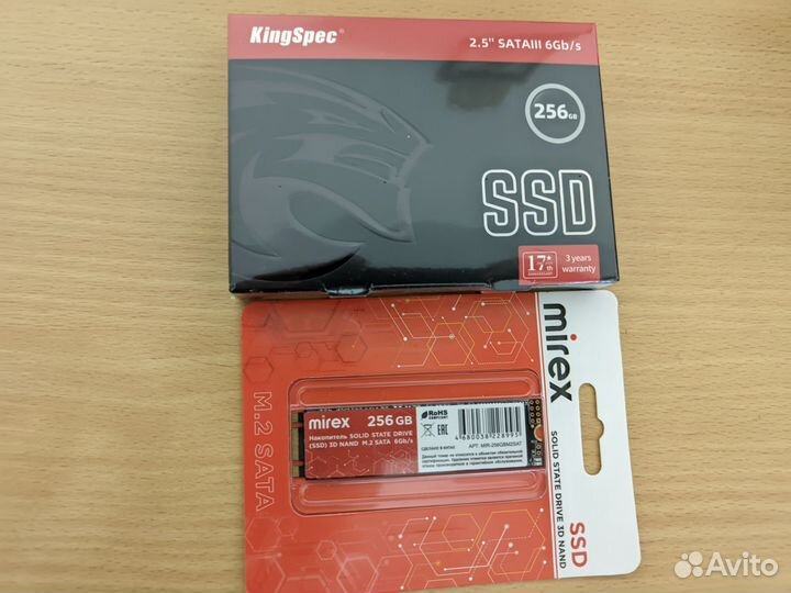 Новые SSD 256gb