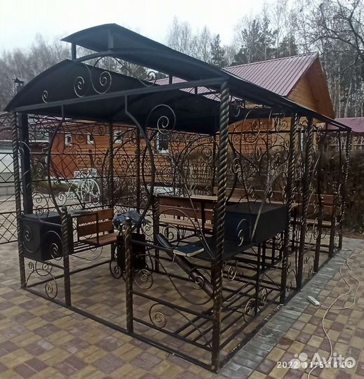 Мангальный комплекс с беседкой