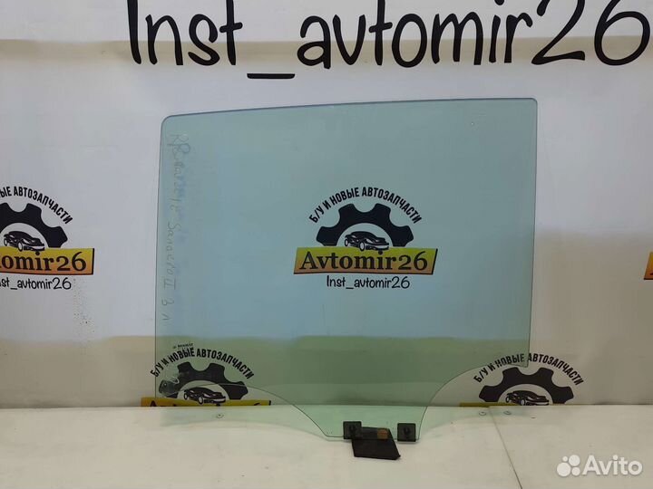 Стекло заднее левое Renault Sandero 2 14