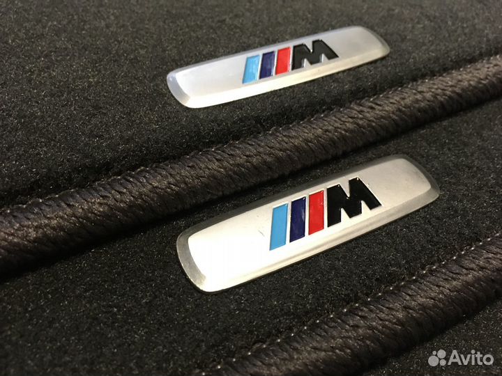 Ворсовые Премиум коврики BMW X3 F25 серые