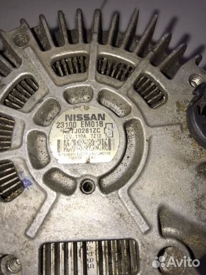 Генератор Nissan Tiida (C11) 2007-2014