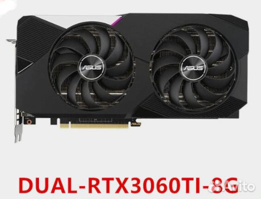 Видеокарта asus RTX 3060 TI 8GB
