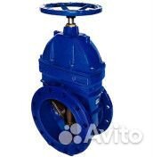 Задвижка клиновая NewKey ZKi 4 Ду100 Ру16 фланцевая, корпус - чугун, уплотнение - NBR