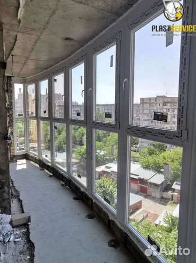 Пластиковые окна Rehau, остекление балконов