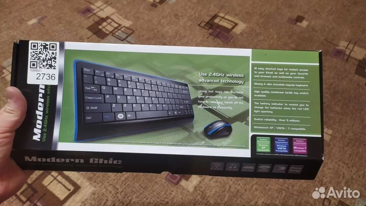 Беспроводная клавиатура и мышь