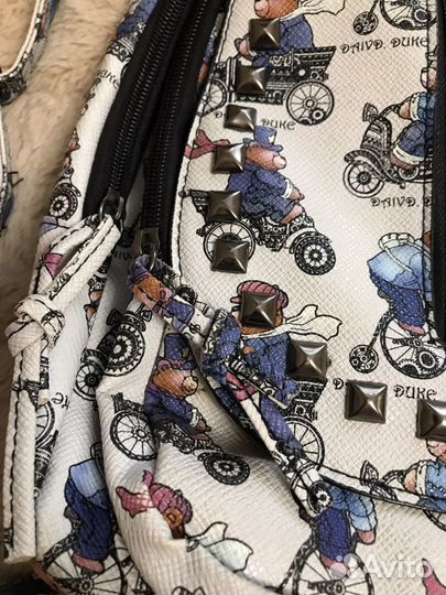 Рюкзак кожаный для девочки