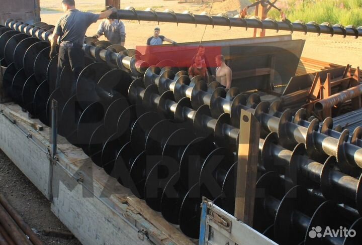 Шнек буровой, для бм-811 D - 550мм, L - 8м