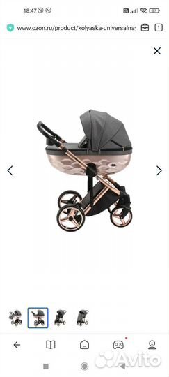 Коляска 2 в 1 adamex