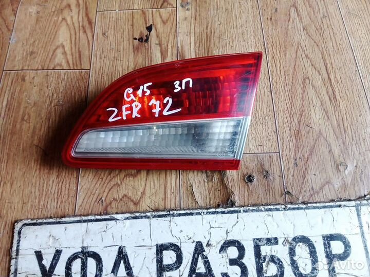 Фонарь задний правый в крышку Nissan Almera (G15)