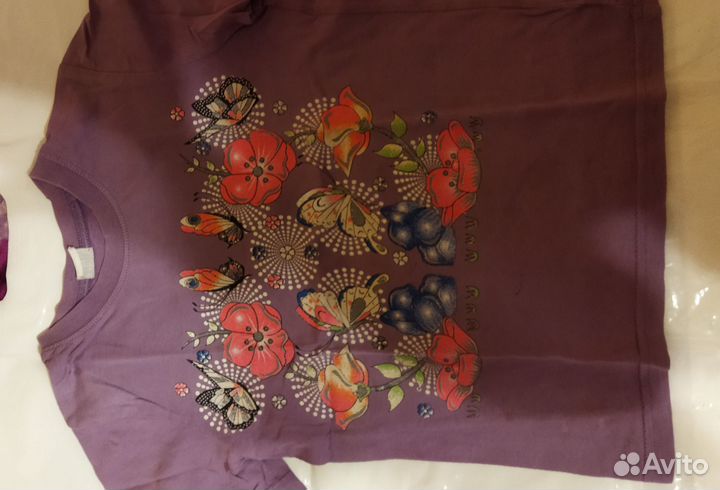 Футболки для девочки 122 128