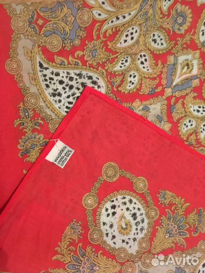 Павловопосадский платок шелковый