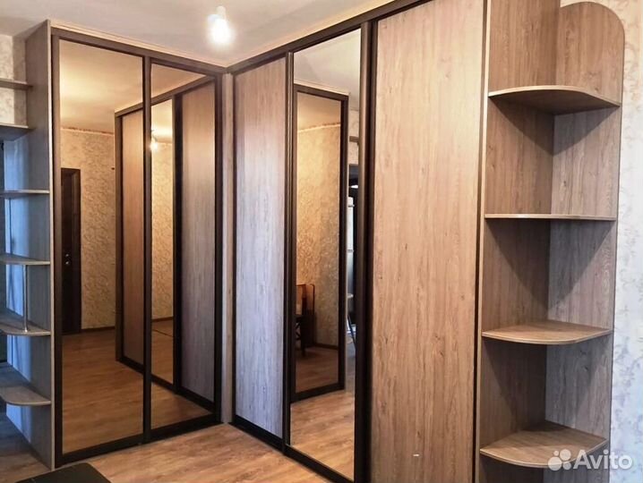 Шкаф-купе, корпусный, встроенный, на заказ