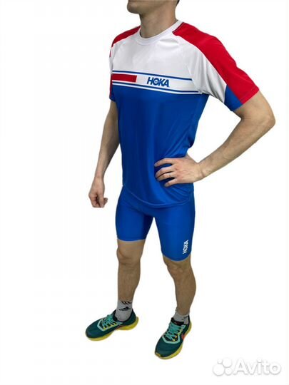 Лыжеролерный - беговой костюм Hoka