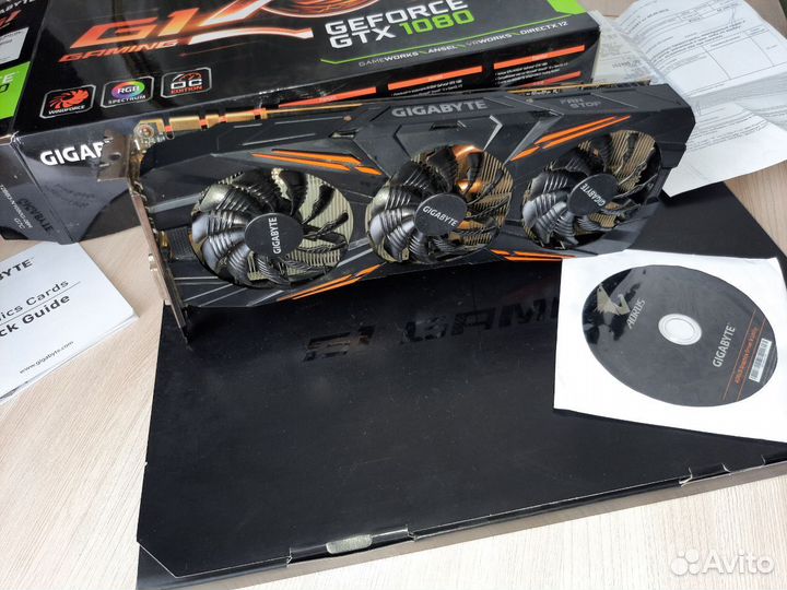 Gigabite GeForce GTX 1080 G1 gaming 8GB OC