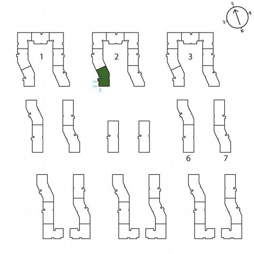 2-к. квартира, 58,6 м², 1/3 эт.