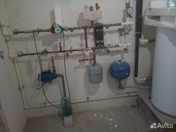 Монтаж отопления водоснабжения канализации