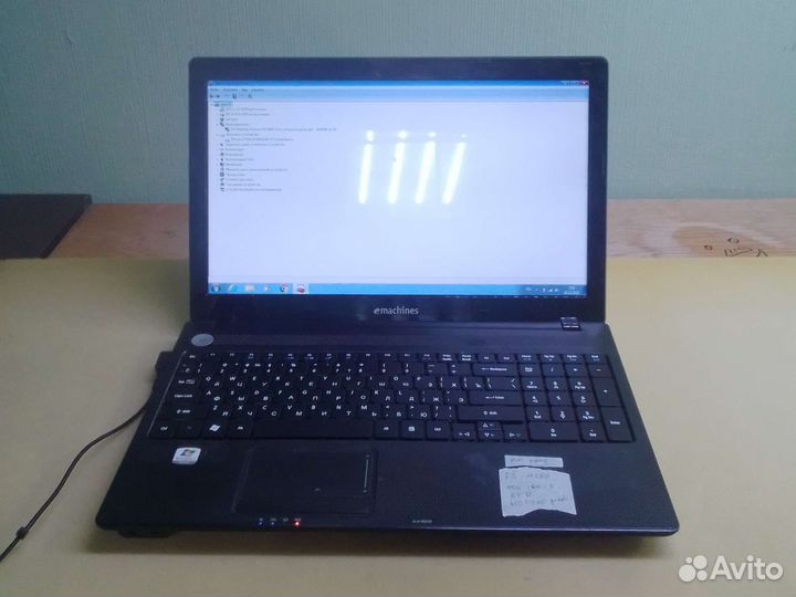 Быстрый eMachines i3 370m, 6гб озу, 160гб HDD