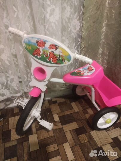 Детский трехколесный велосипед бу