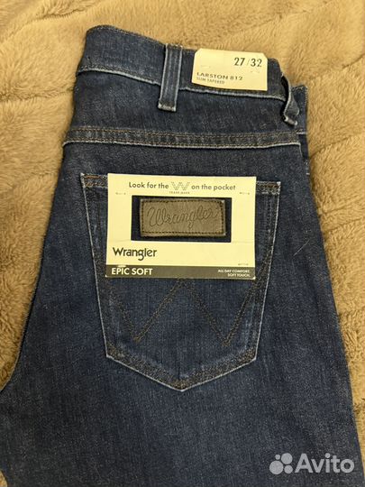 Джинсы wrangler Larston 27/32 slim tapered