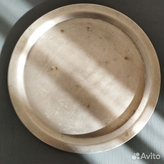 Поднос мельхиор