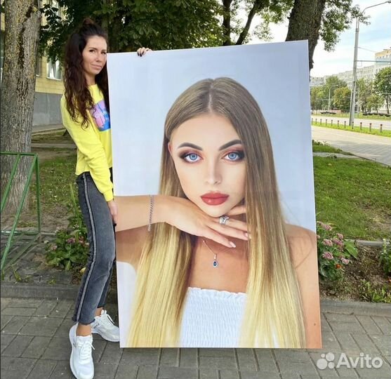 Портрет по фото на холсте art01