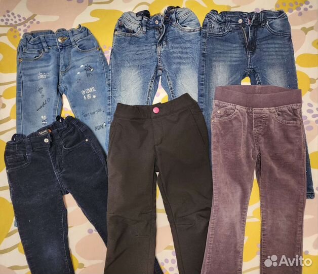 Большой пакет вещей для девочки 98-104