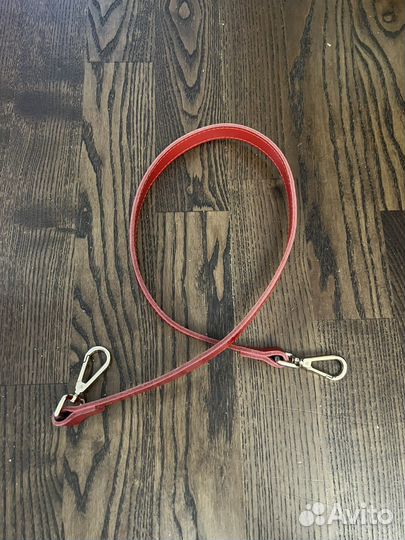 Сумка натуральная кожа красная