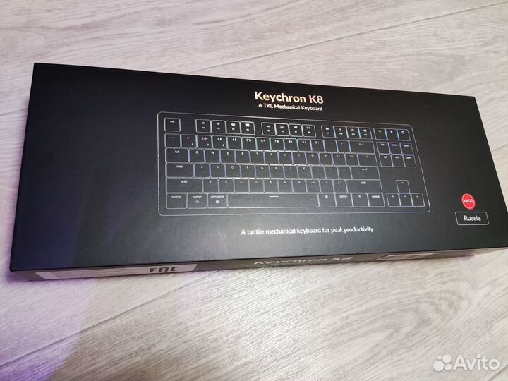 Механическая клавиатура Keychron K8 (Gateron Blue)