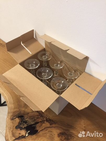 Бокалы хрустальные (набор 6 штук)