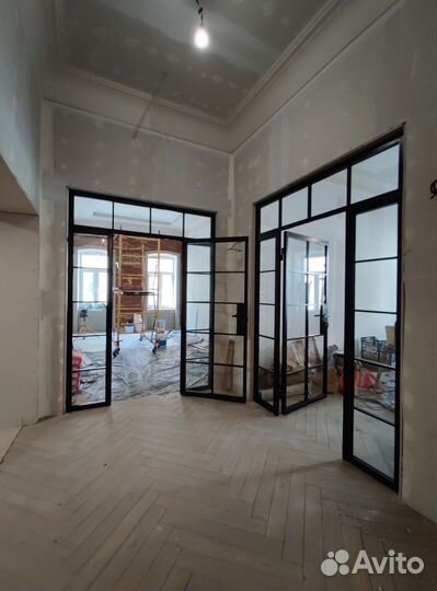 Межкомнатные перегородки из стекла