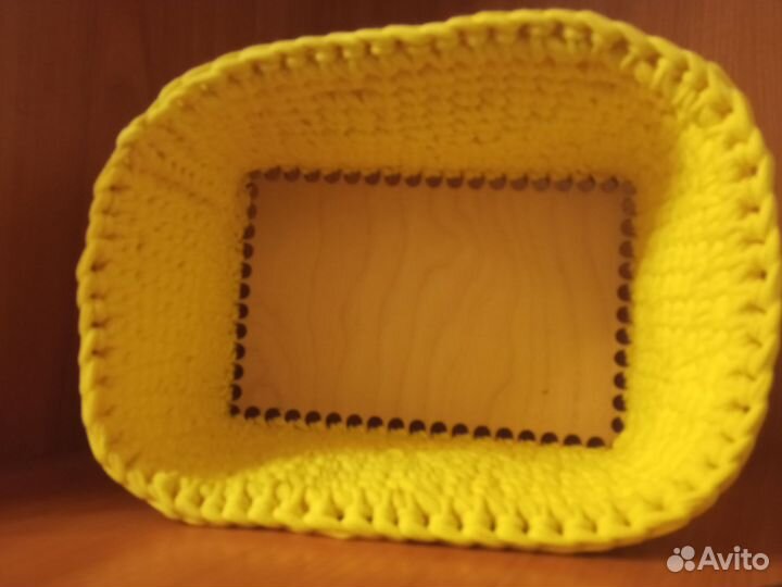 Корзины вязаные ручной работы