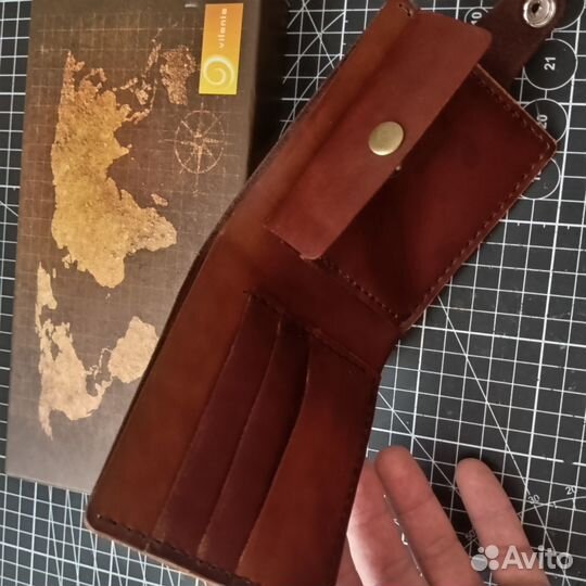 Мужской кошелёк из натуральной кожи