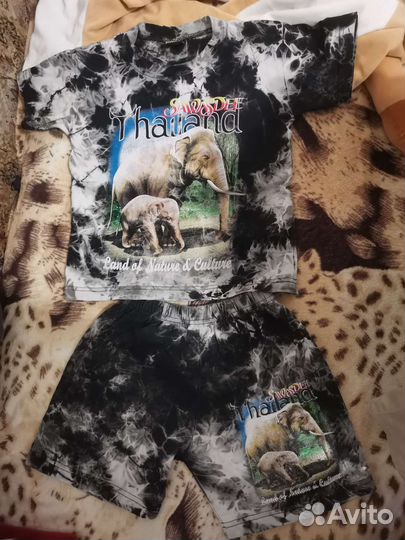 Костюм летний на мальчика рост 116