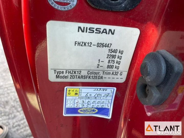 Накладка замка багажника nissan micra C+C