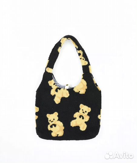 Cумка-шоппер плюшевый y2k