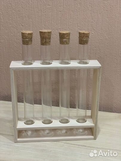 Набор колб с подставкой (декор. с чаем)