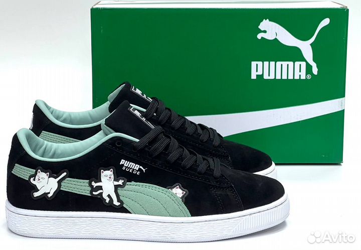 Кроссовки puma X ripndip suede black (41-45)