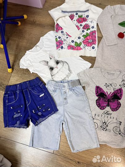 Одежда для девочки пакетом 122-128 см