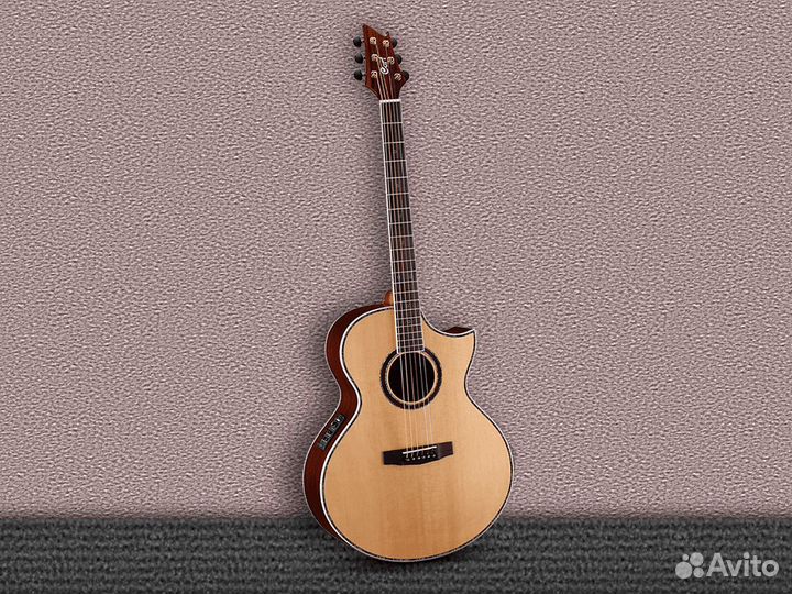 Электроакустическая гитара Cort NDX-Baritone Natur