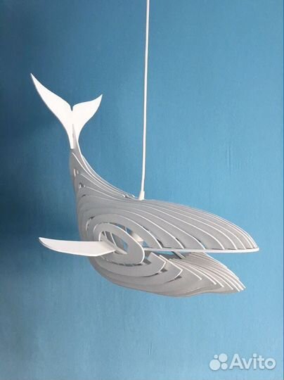 Светильник кит из фанеры