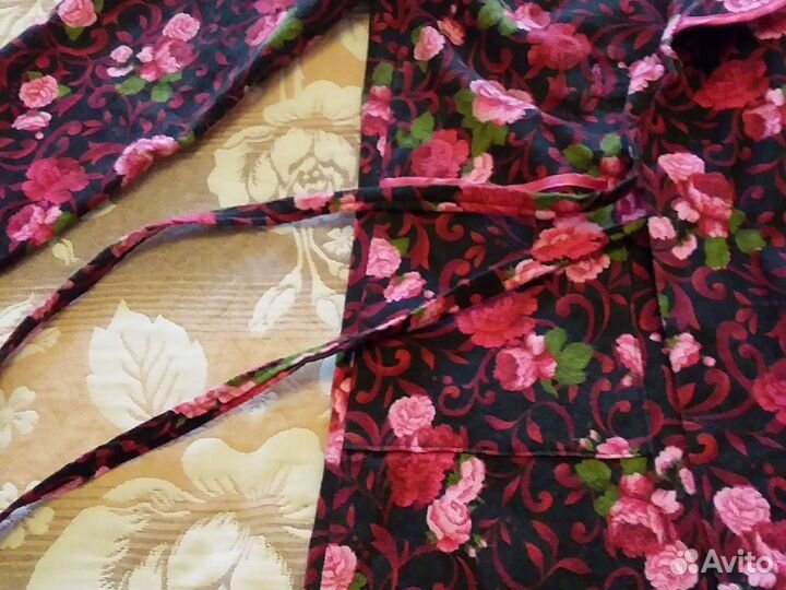 Халат фланеливый теплый