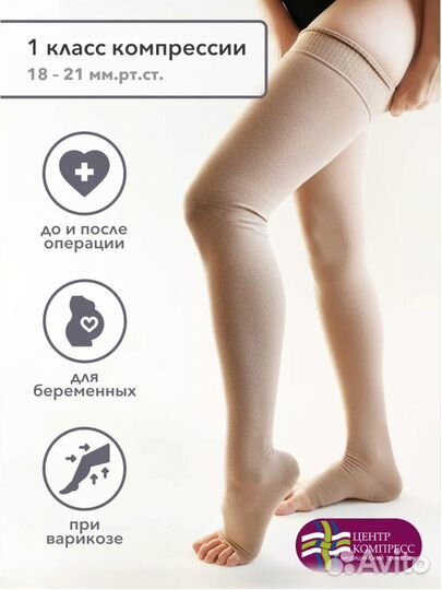 Компрессионные чулки 1 класс