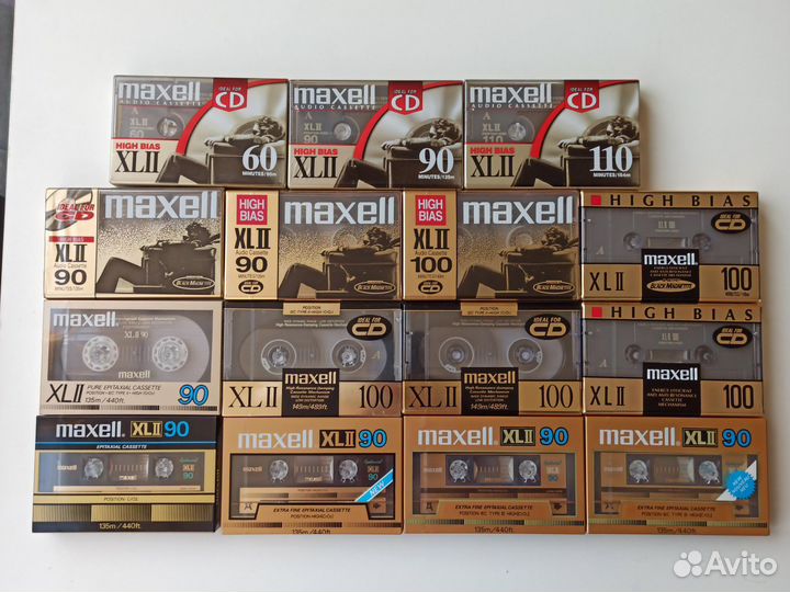 Новая аудиокассета maxell xlii
