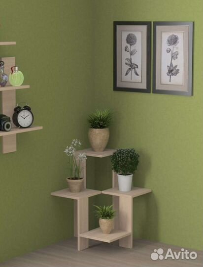 Полка для цветов напольная