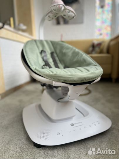 Кресло-качалка MamaRoo New 5.0 Олива + вкладыш