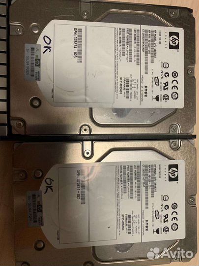 Серверный hdd SAS 15k 146gb HP DF0146B8052