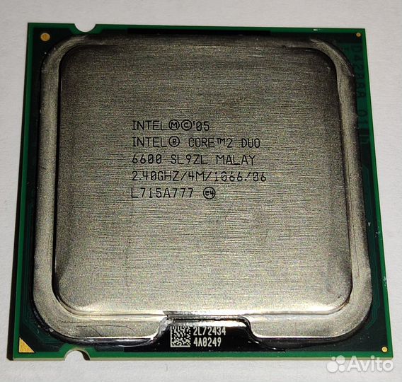Процессор Intel Core 2 Duo E6600 2.4 ггц LGA775