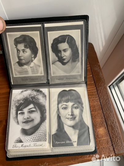 Фотокарточки актеры СССР В альбоме