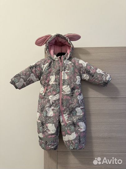 Зимний комбинезон для девочки Baby GO 80